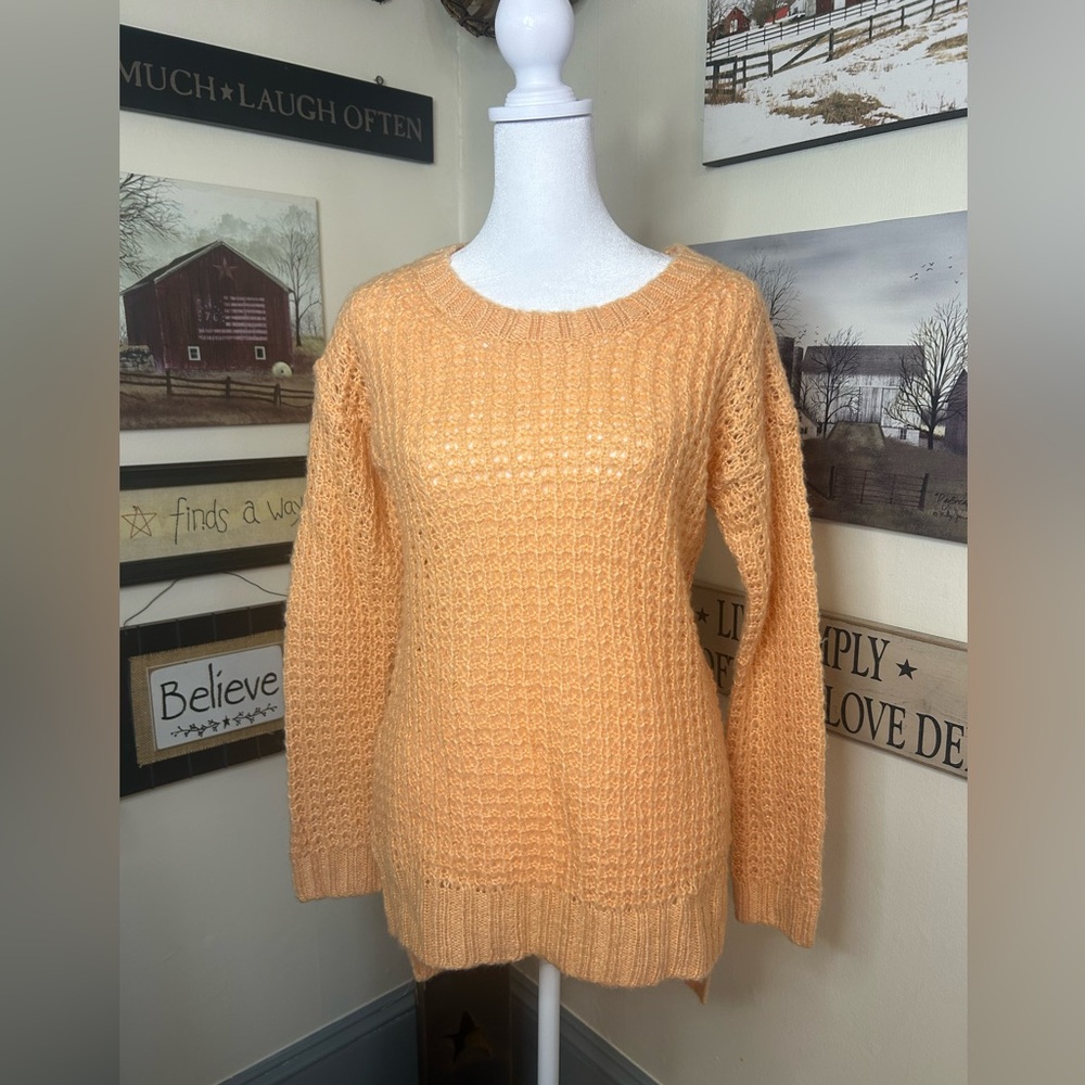Rue21 Apricot Knit Sweater